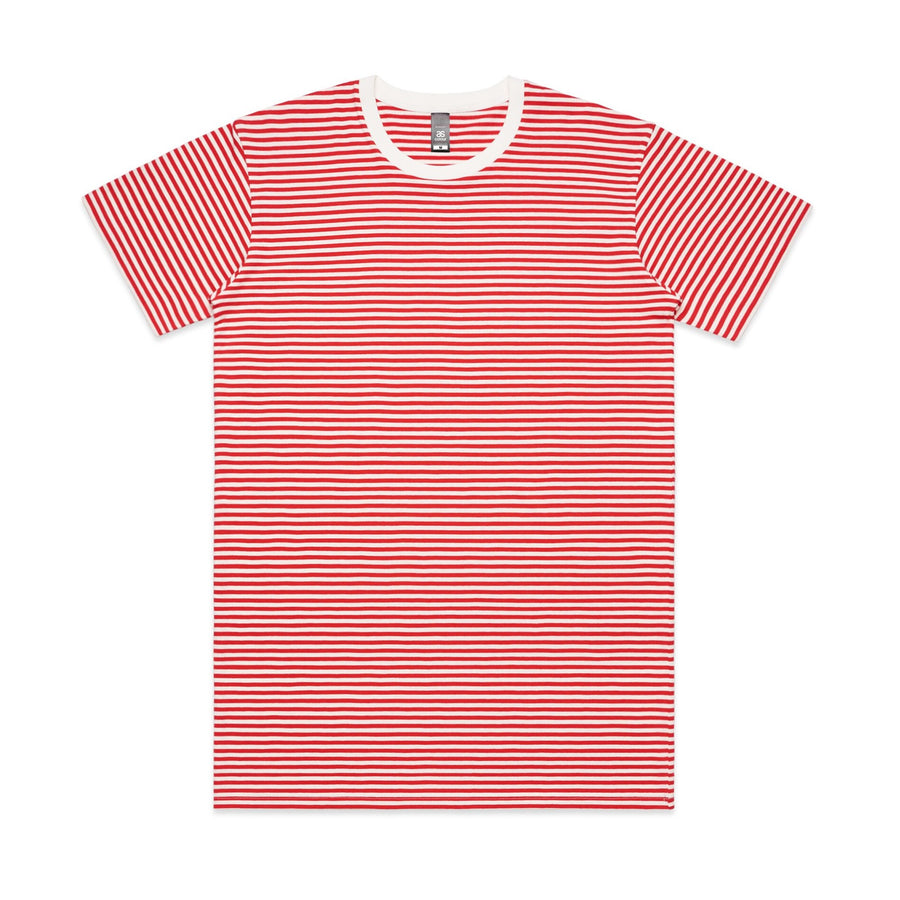 Men's Bowery Stripe Tee Shirt | Custom Blanks - Band Merch and On-Demand Designer Shirts