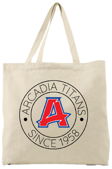 Arcadia Titans High School : Arcadia Circle A | Canvas Tote Bag