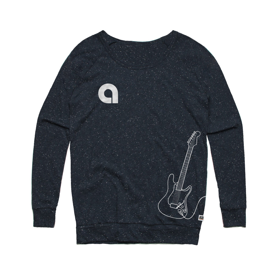 Arena Guitar - Women's Washed Out Sweatshirt - Band Merch and On-Demand Designer Shirts
