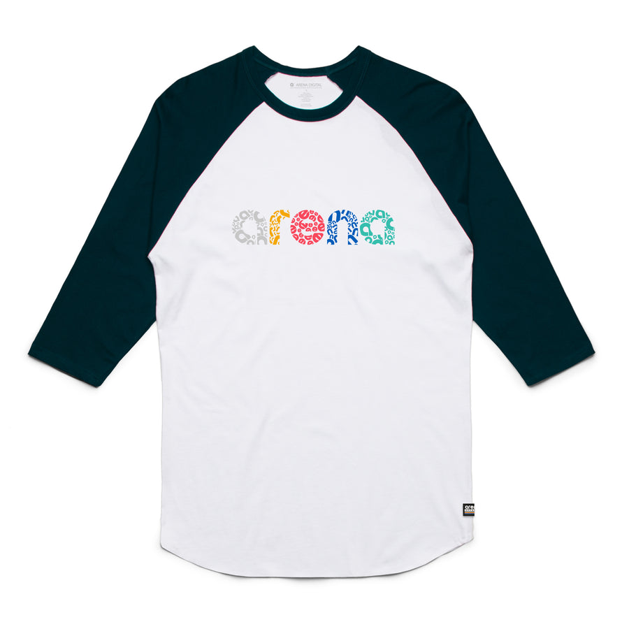 Letters - Unisex Raglan Tee Shirt - Band Merch and On-Demand Designer Shirts