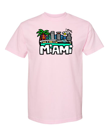 J Pierce  - Miami: Unisex Tee Shirt | Arena