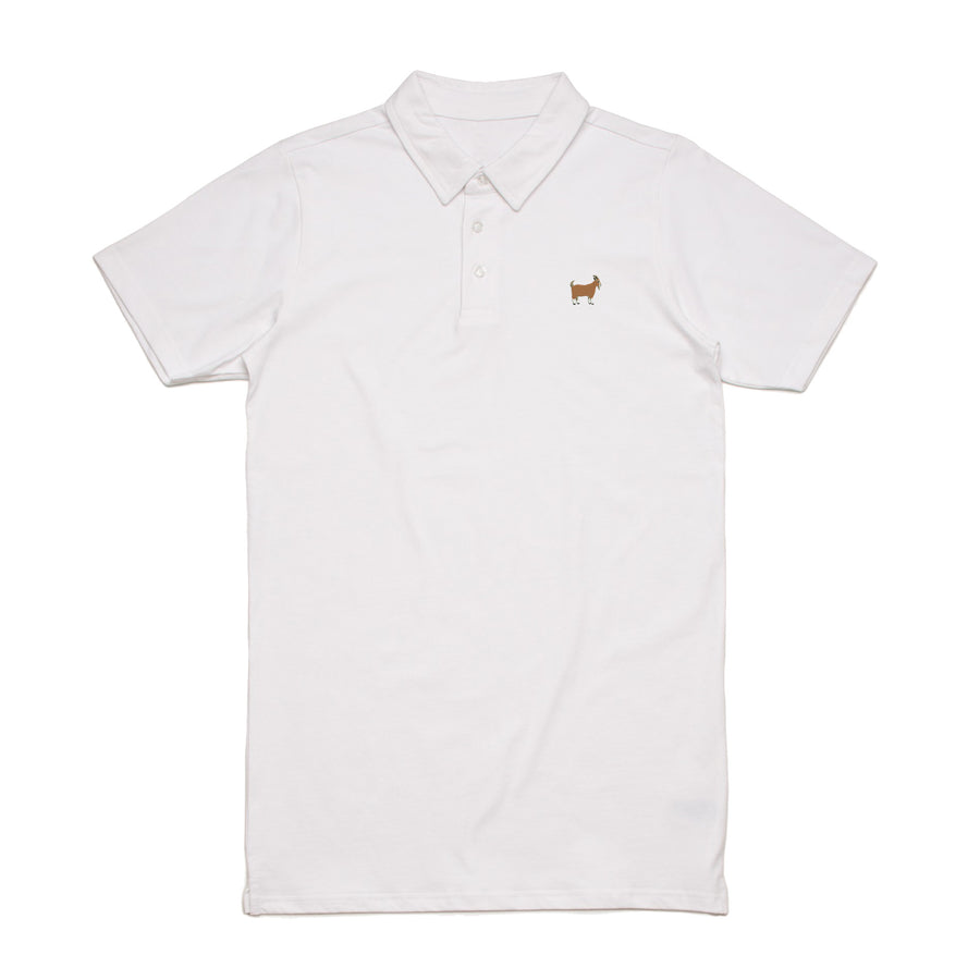 G.O.A.T. - Men's Short Sleeve Polo Tee Shirt - Band Merch and On-Demand Designer Shirts