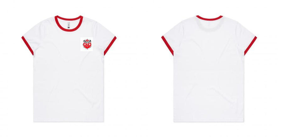 Women's Ringer Tee Shirt | Custom Blanks