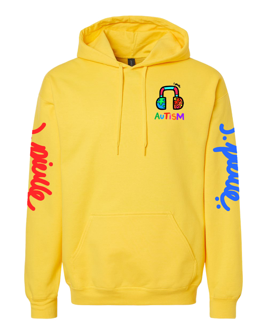 J Pierce - Autism: Heavy Blend Hooded Sweatshirt