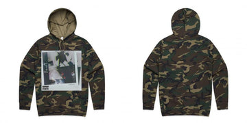 Men's Stencil Camo Hoodie | Custom Blanks