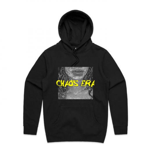 Men's Oversized Stencil Hood | Custom Blanks