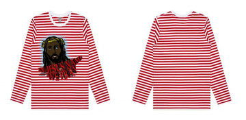 Men's Stripe Long Sleeve Tee Shirt | Custom Blanks