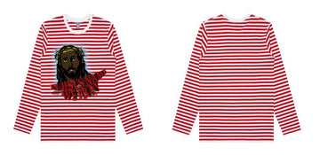 Men's Stripe Long Sleeve Tee Shirt | Custom Blanks