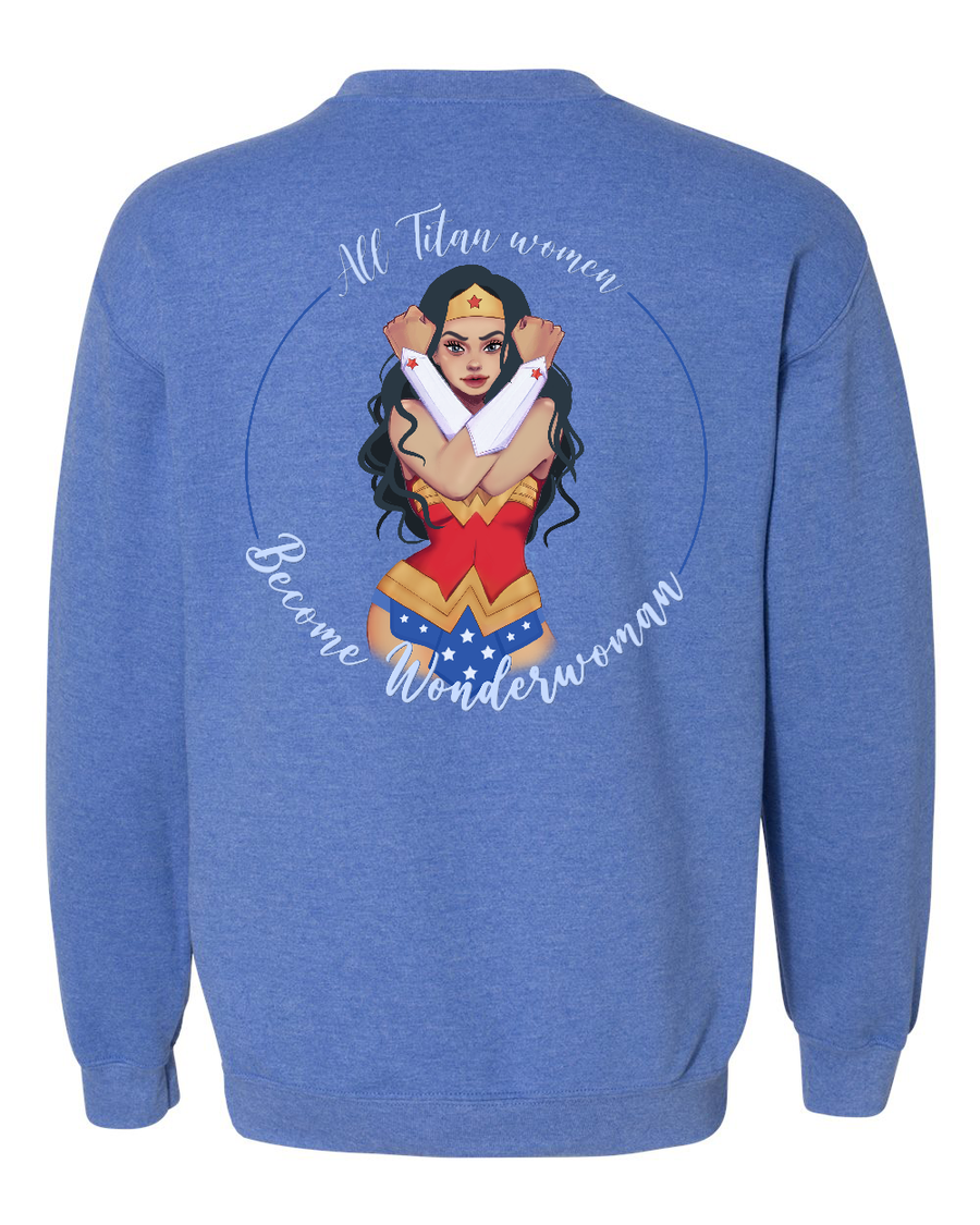 Arcadia Titans High School : Arcadia WonderWoman-Legacy Collection | Unisex Crewneck Sweatshirt