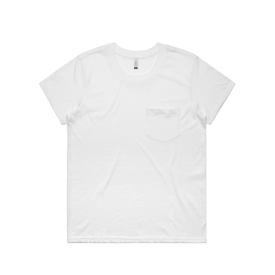 Women's Square Pocket Tee Shirt | Custom Blanks - Band Merch and On-Demand Designer Shirts