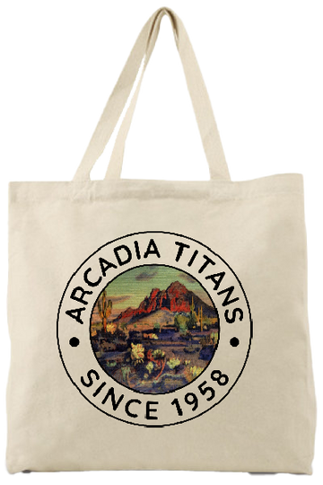 Arcadia Titans High School : Arcadia Desert Circle | Canvas Tote Bag