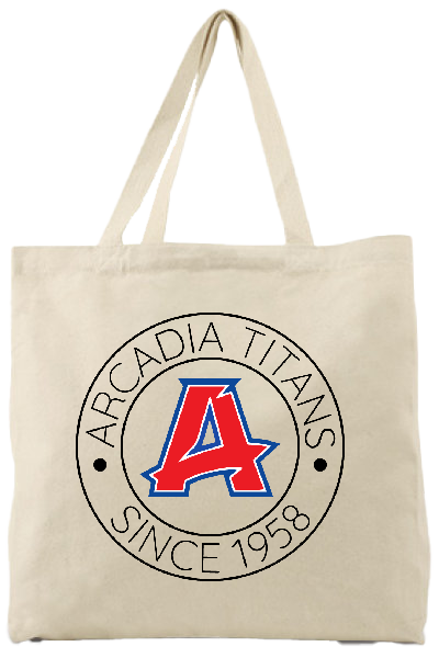 Arcadia Titans High School : Arcadia Circle A | Canvas Tote Bag