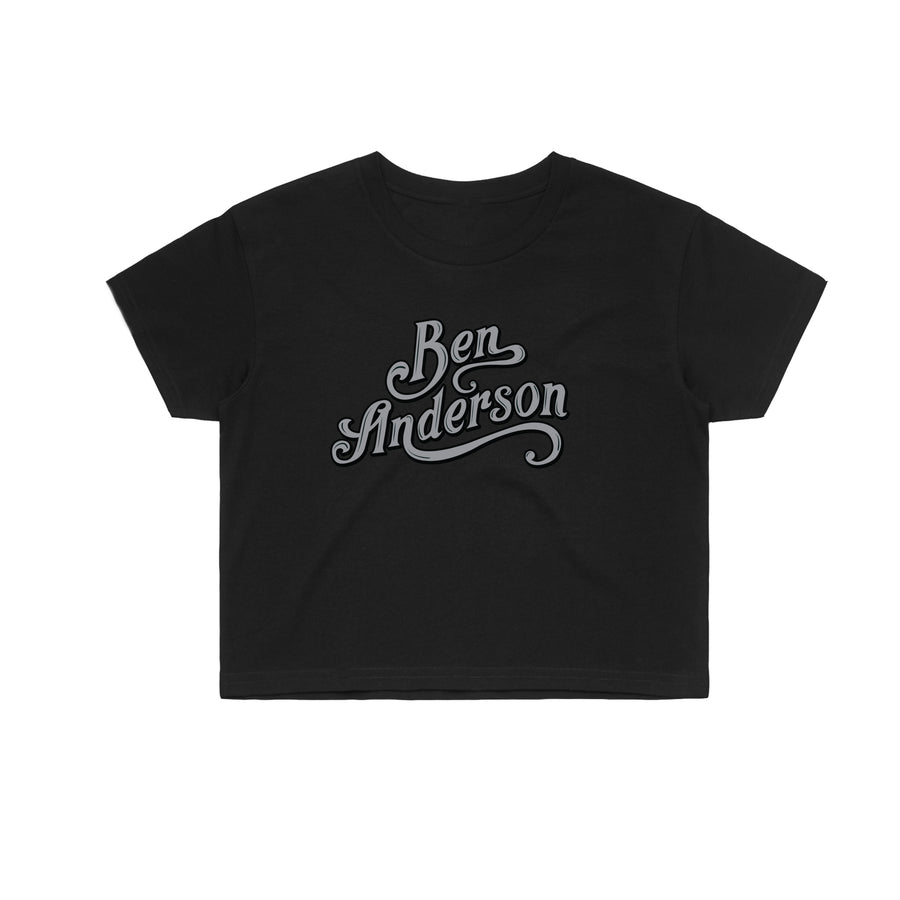 Ben Anderson - Women's Cropped Tee Shirt - Band Merch and On-Demand Designer Shirts