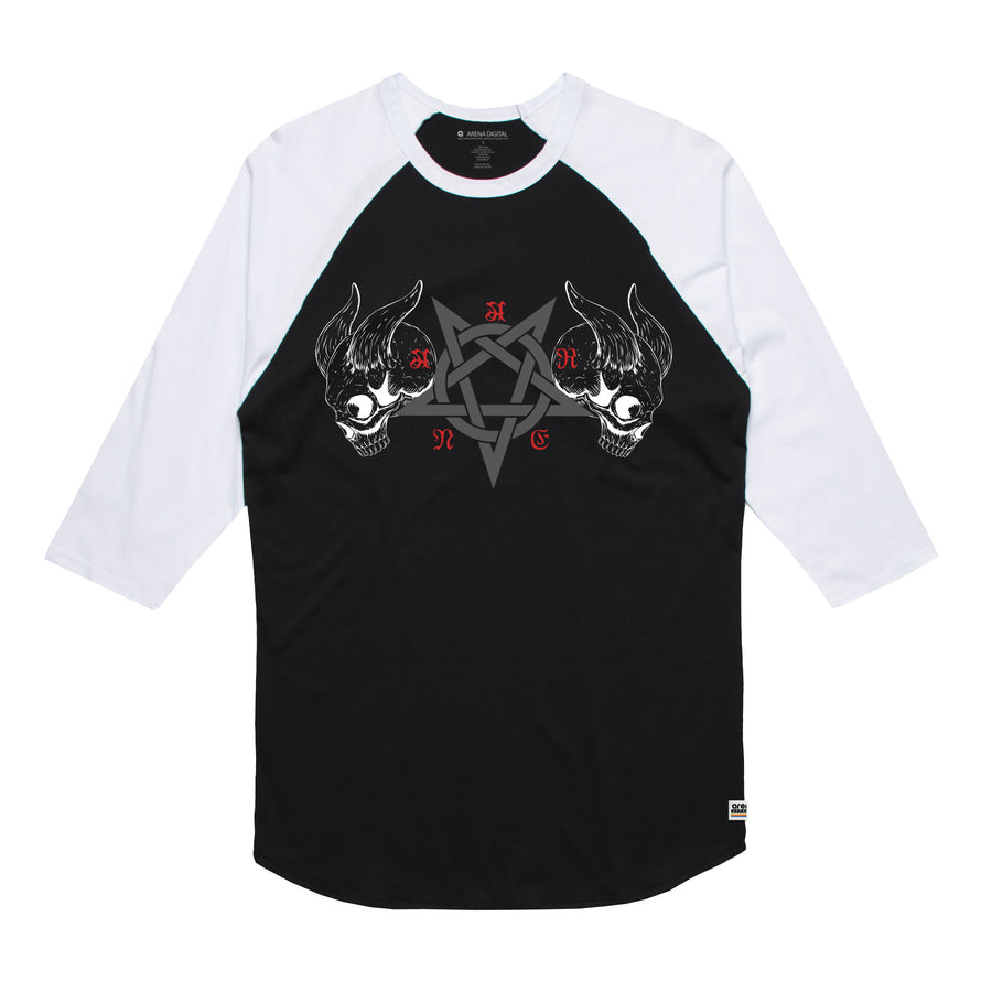 Black Metal - Unisex Raglan Tee Shirt - Band Merch and On-Demand Designer Shirts