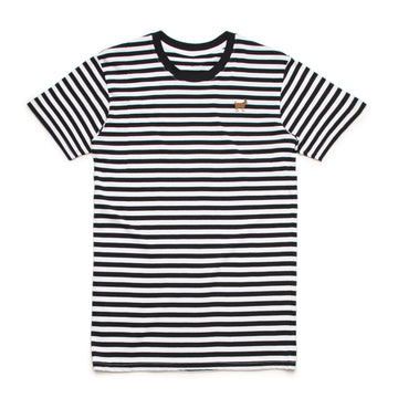 G.O.A.T. - Unisex Striped Tee Shirt - Band Merch and On-Demand Designer Shirts