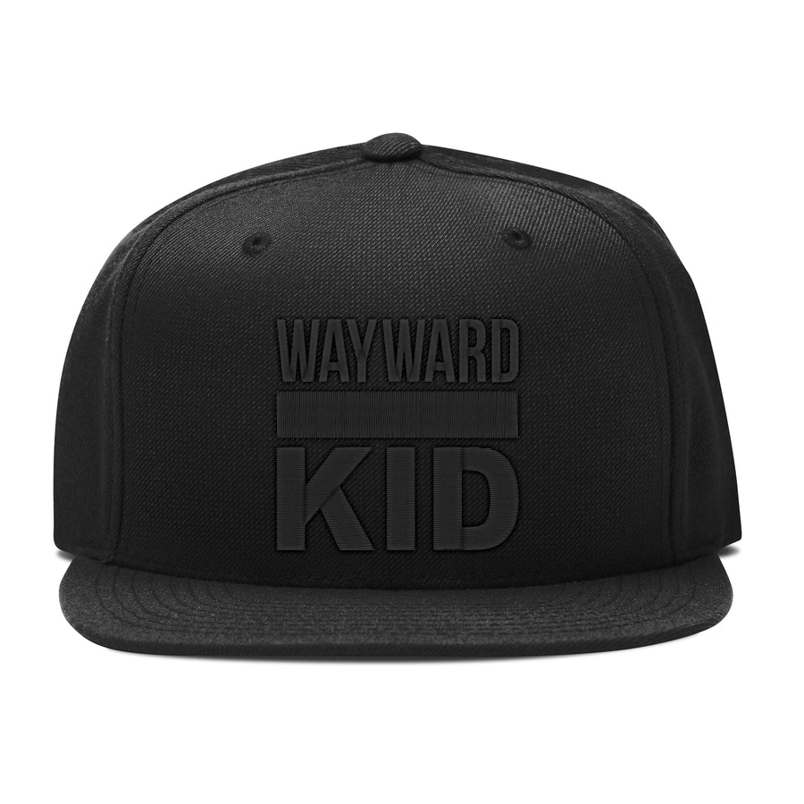 Wayward Kid - Embroidered Snapback Hat - Band Merch and On-Demand Designer Shirts