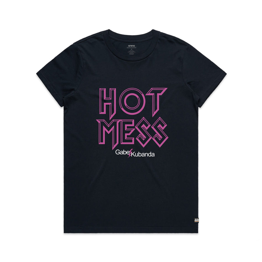 Gabe Kubanda - Hot Mess Women's Tee Shirt - Band Merch and On-Demand Designer Shirts
