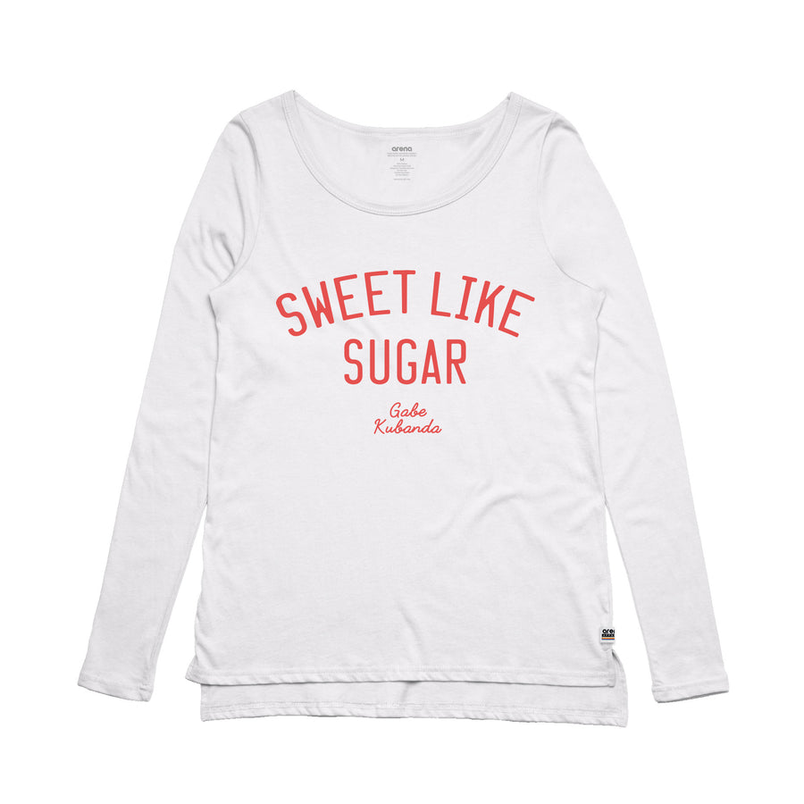 Gabe Kubanda - Sweet Women's Long Sleeve Tee Shirt - Band Merch and On-Demand Designer Shirts