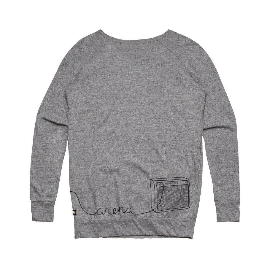 Arena Guitar - Women's Washed Out Sweatshirt - Band Merch and On-Demand Designer Shirts