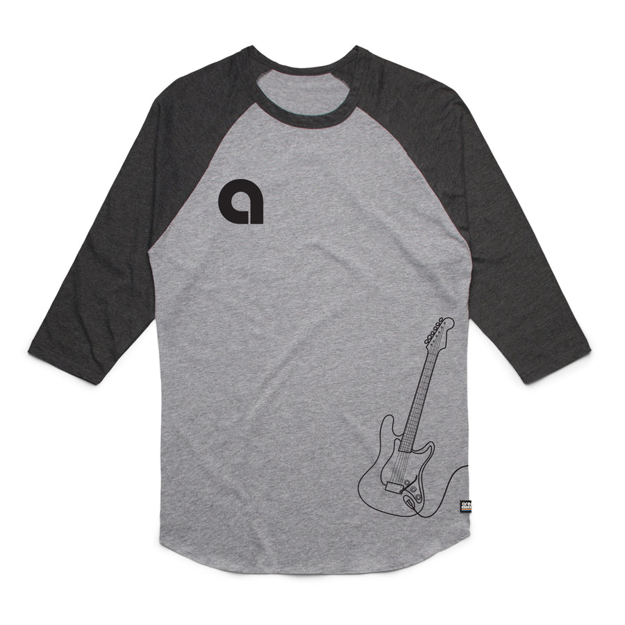 Arena Guitar - Unisex Raglan Tee Shirt - Band Merch and On-Demand Designer Shirts