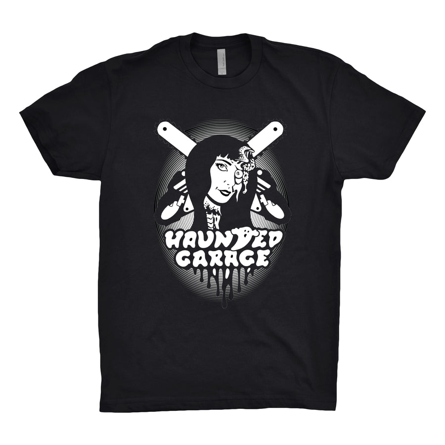 Haunted Garage - Chainsaw Unisex Tee Shirt - Band Merch and On-Demand Designer Shirts