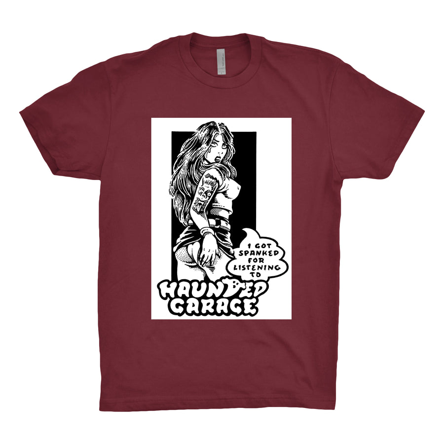 Haunted Garage - Get Spanked Unisex Tee Shirt - Band Merch and On-Demand Designer Shirts