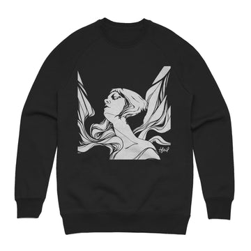 Tina St. Claire - Icarus Unisex Heavyweight Pullover Sweatshirt - Band Merch and On-Demand Designer Shirts