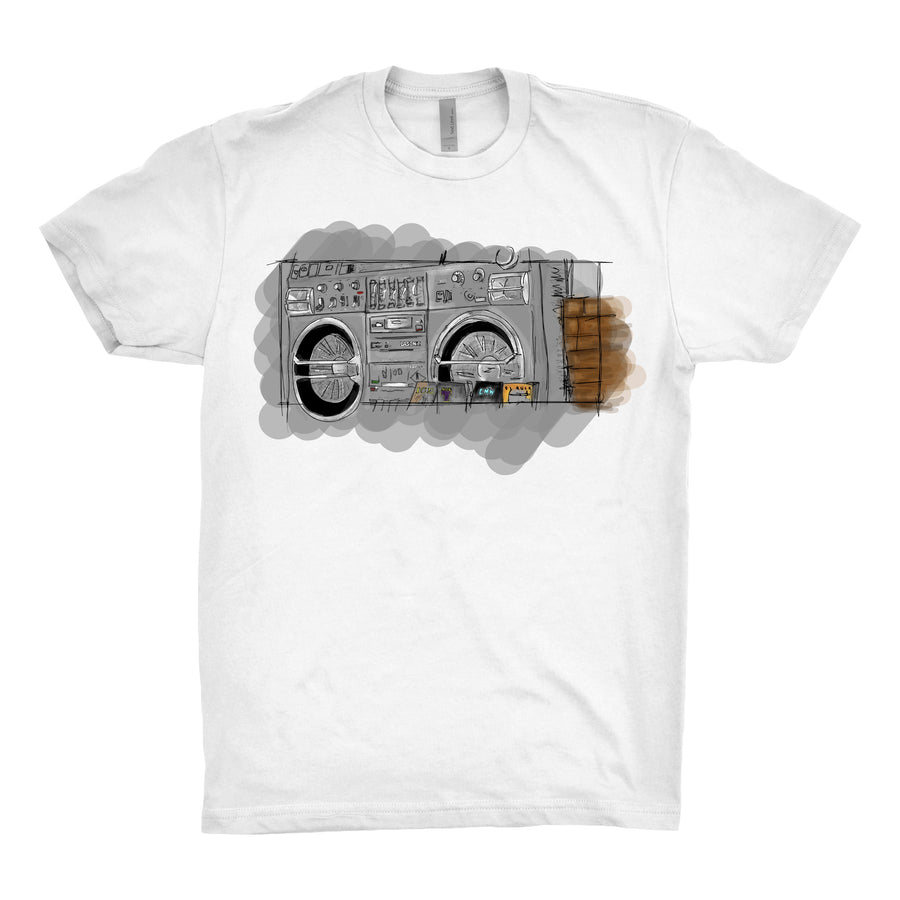 The Justice System - Boom Box Unisex Tee Shirt - Band Merch and On-Demand Designer Shirts