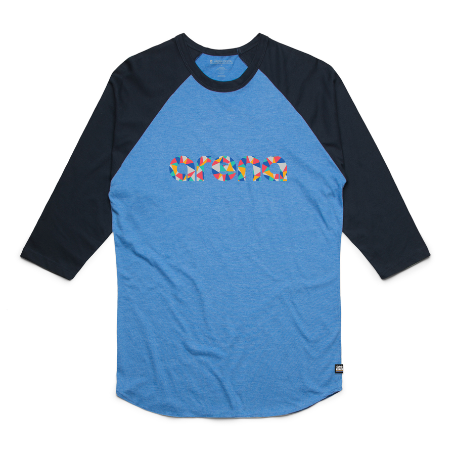 Kaleidoscope - Unisex Raglan Tee Shirt - Band Merch and On-Demand Designer Shirts