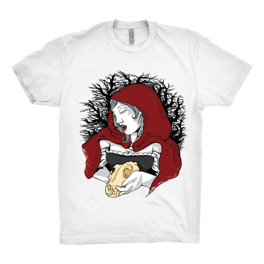 StarkGravingMad - Hey There, Little Red Riding Hood Unisex Tee Shirt - Band Merch and On-Demand Designer Shirts