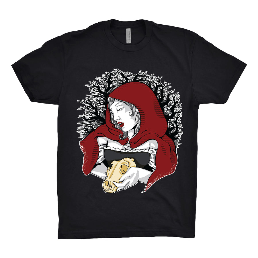 StarkGravingMad - Hey There, Little Red Riding Hood Unisex Tee Shirt - Band Merch and On-Demand Designer Shirts
