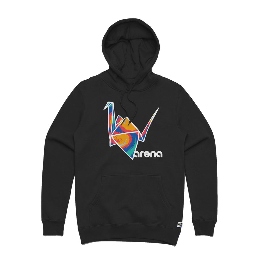 Paper Crane - Unisex Mid-Weight Pullover Hoodie - Band Merch and On-Demand Designer Shirts
