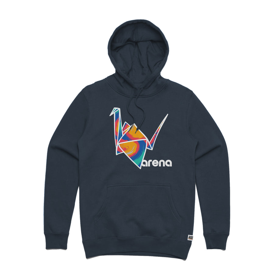 Paper Crane - Unisex Mid-Weight Pullover Hoodie - Band Merch and On-Demand Designer Shirts