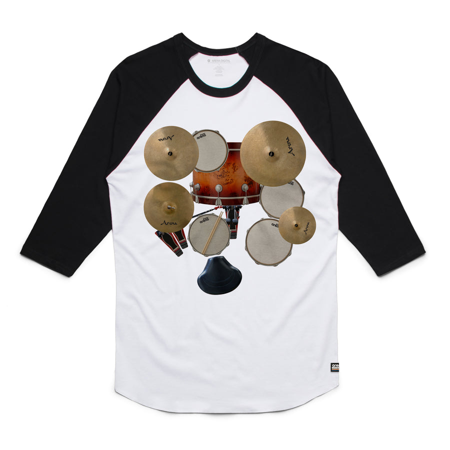 Thunder - Unisex Raglan Tee Shirt - Band Merch and On-Demand Designer Shirts