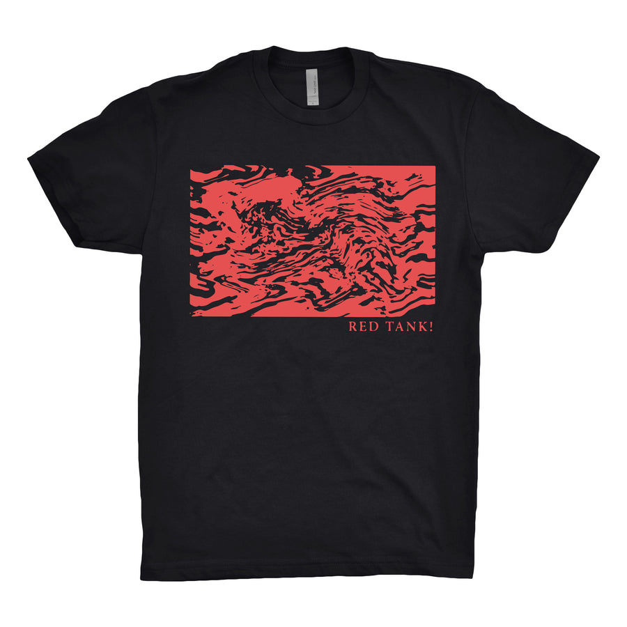 Red Tank! - Wavy Unisex Tee Shirt - Band Merch and On-Demand Designer Shirts