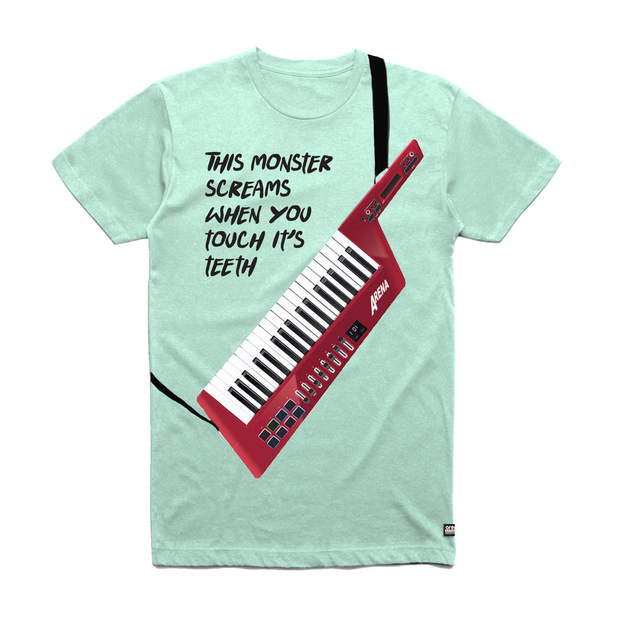 Screaming Keytar - Unisex Tee Shirt - Band Merch and On-Demand Designer Shirts
