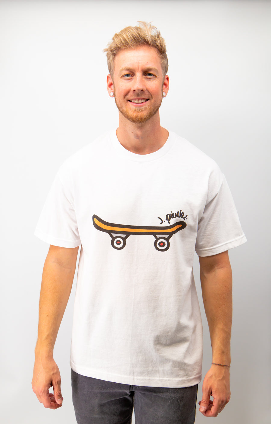 J. Pierce - Skateboard: Unisex Tee Shirt | Arena