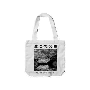Sorxe - White Tote Bag - Band Merch and On-Demand Designer Shirts