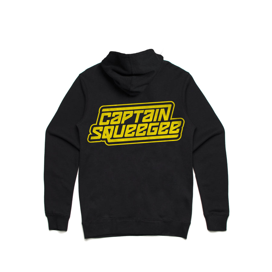 Captain Squeegee - Unisex Mid-Weight Pullover Hoodie - Band Merch and On-Demand Designer Shirts