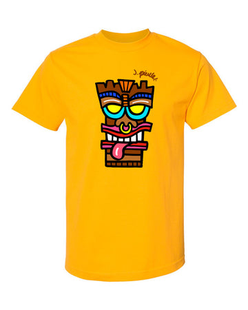J. Pierce - Tiki Head: Unisex Tee Shirt | Arena - Band Merch and On-Demand Designer Shirts