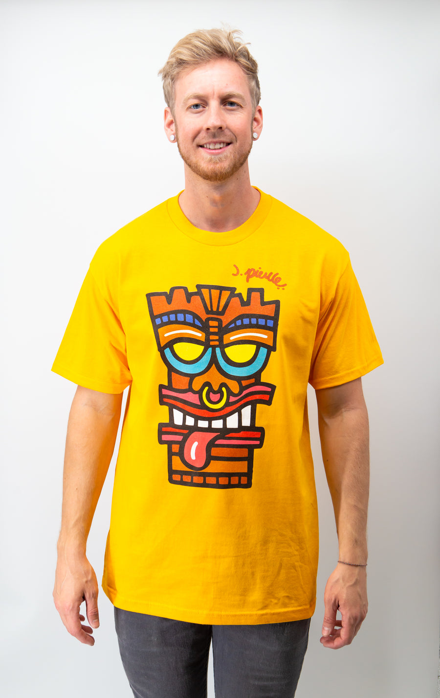 J. Pierce - Tiki Head: Unisex Tee Shirt | Arena