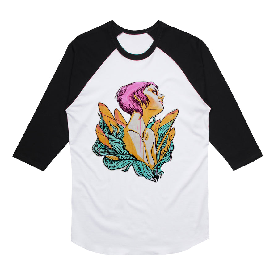 Tina St. Claire - Archaik Unisex Raglan Tee Shirt - Band Merch and On-Demand Designer Shirts