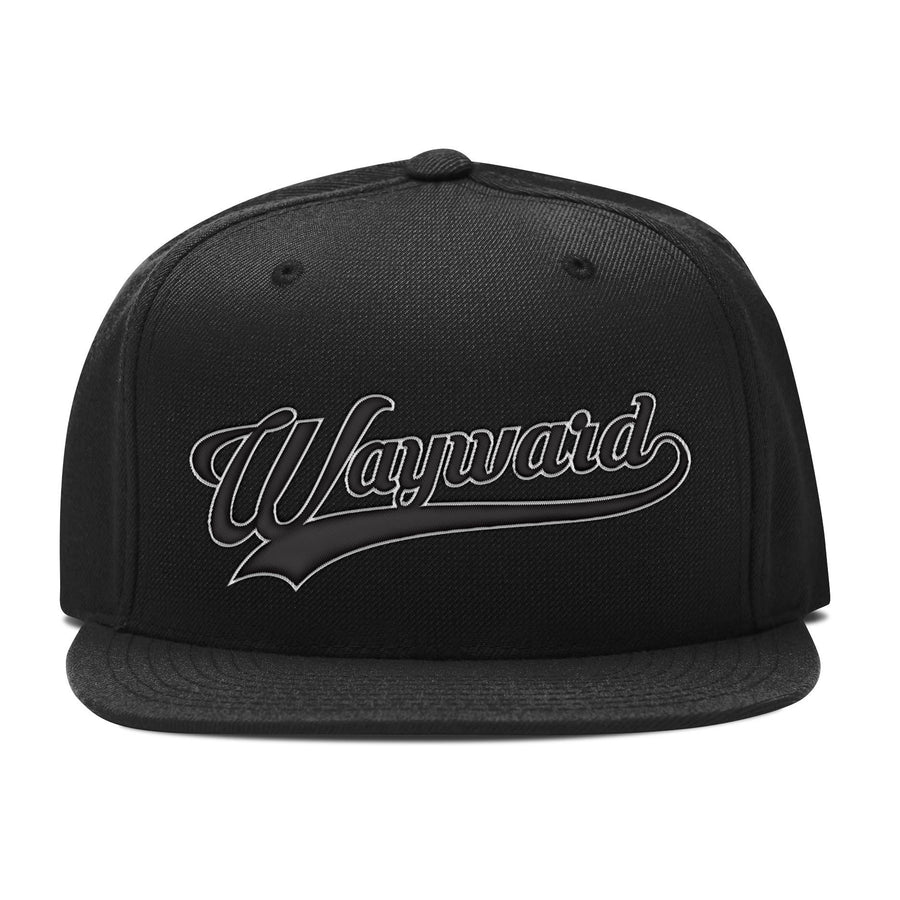 Wayward Kid - Script Embroidered Snapback Hat - Band Merch and On-Demand Designer Shirts
